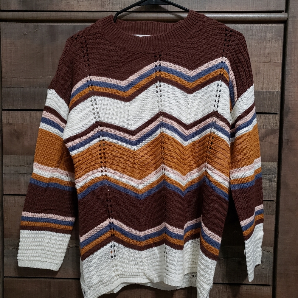 NWT Chevron Sweater